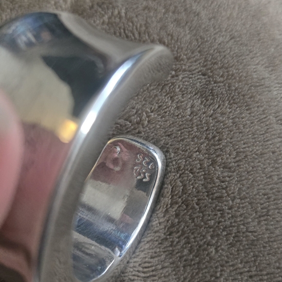 Vintage 925 SSD Silver Cuff Bracelet - Picture 3 of 8